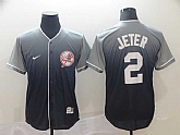 Yankees 2 Derek Jeter Gray Drift Fashion Jerseys,baseball caps,new era cap wholesale,wholesale hats
